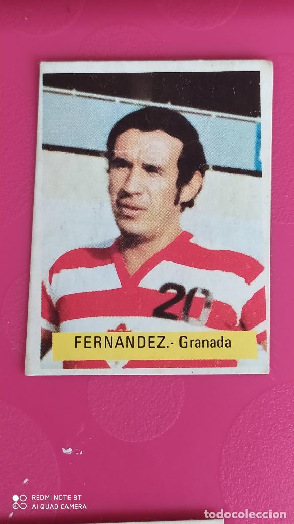 Coleccionismo Cromos antiguos: FERNANDEZ GRANADA RECUPERADO 75 76 1975 1976 ED. FINI