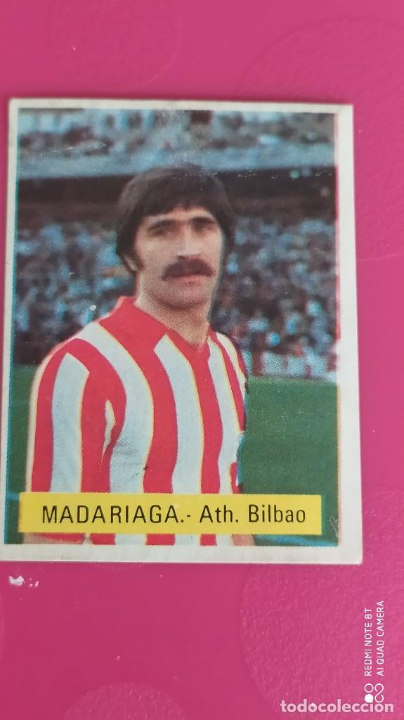 Coleccionismo Cromos antiguos: MADARIAGA ATHLETIC BILBAO RECUPERADO 75 76 1975 1976 ED. FINI