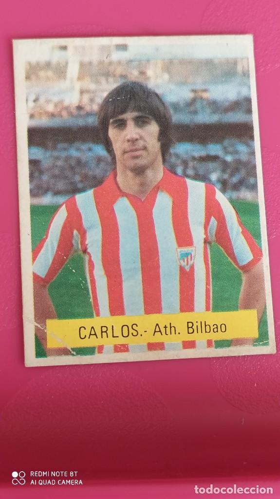 Coleccionismo Cromos antiguos: CARLOS ATHLETIC BILBAO RECUPERADO 75 76 1975 1976 ED. FINI