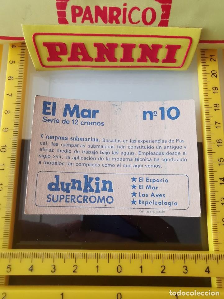 Coleccionismo cromos antiguos: CROMO SIN PEGAR CHICLE DUNKIN EL MAR 10 - Foto 2