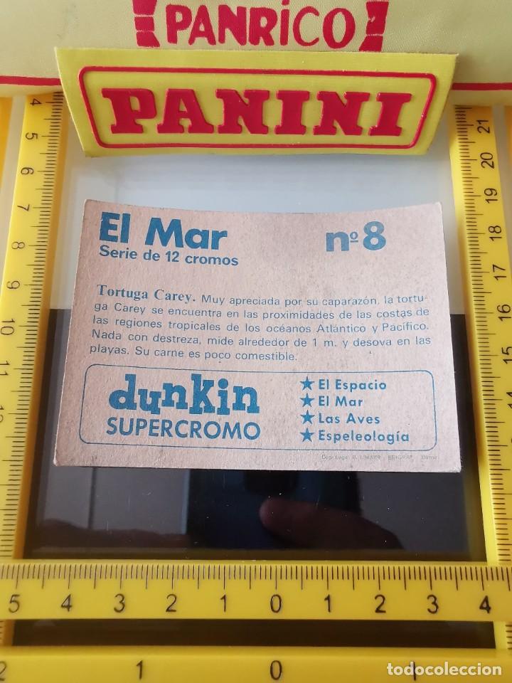 Coleccionismo cromos antiguos: CROMO SIN PEGAR CHICLE DUNKIN EL MAR 8 - Foto 2