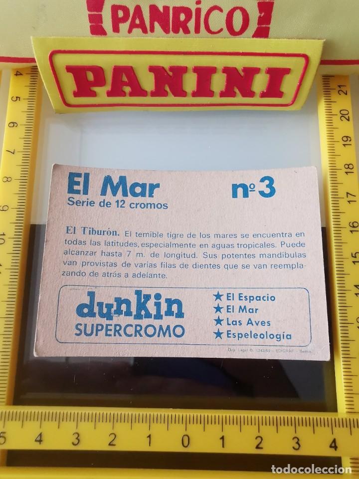 Coleccionismo cromos antiguos: CROMO SIN PEGAR CHICLE DUNKIN EL MAR 3 - Foto 2