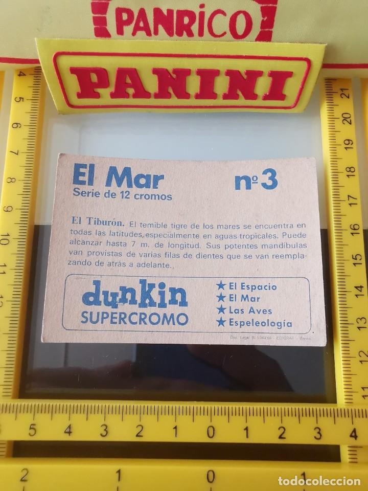 Coleccionismo cromos antiguos: CROMO SIN PEGAR CHICLE DUNKIN EL MAR 3 - Foto 2