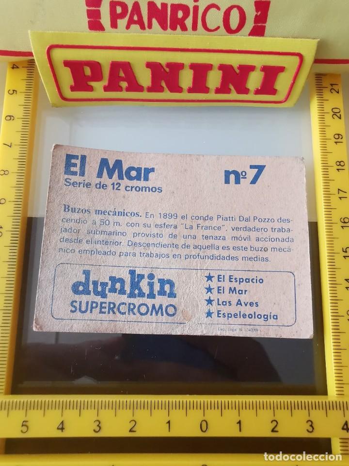 Coleccionismo cromos antiguos: CROMO SIN PEGAR CHICLE DUNKIN EL MAR 7 - Foto 2