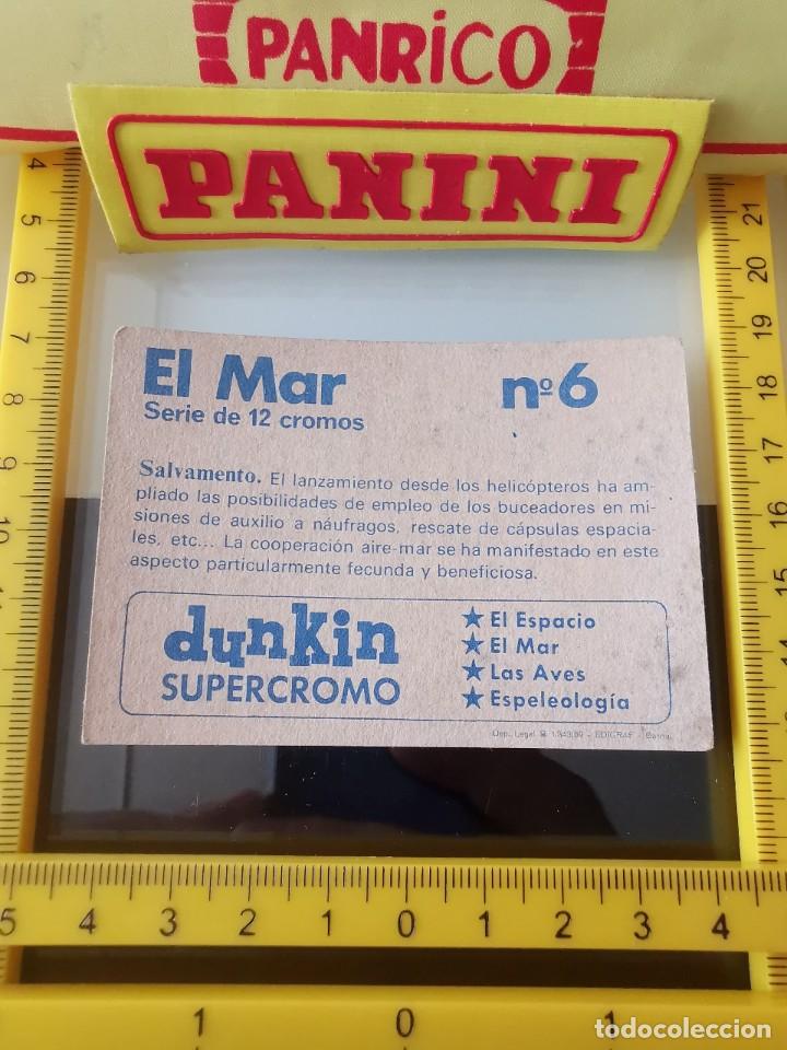 Coleccionismo cromos antiguos: CROMO SIN PEGAR CHICLE DUNKIN EL MAR 6 - Foto 2