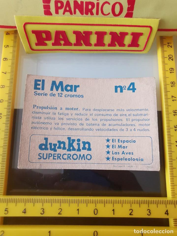 Coleccionismo cromos antiguos: CROMO SIN PEGAR CHICLE DUNKIN EL MAR 4 - Foto 2