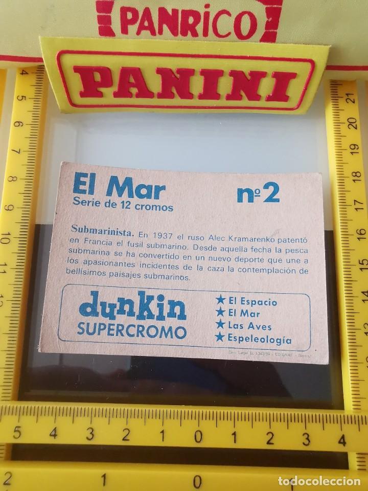 Coleccionismo cromos antiguos: CROMO SIN PEGAR CHICLE DUNKIN EL MAR 2 - Foto 2