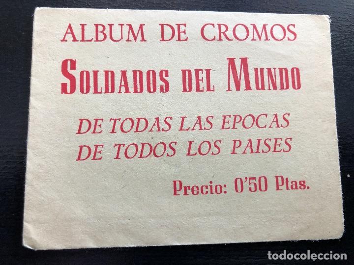 Colecionismo Cromos antigos: SOBRE CROMOS ALBUM SOLDADOS DEL MUNDO DE TODAS LAS EPOCAS SIN CROMOS