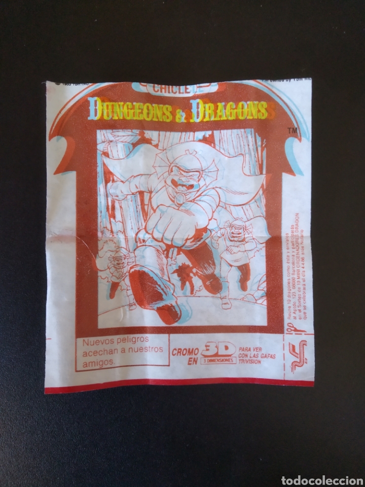 Coleccionismo cromos antiguos: CROMO CHICLE DRAGONES Y MAZMORRAS DUNGEONS DRAGONS - Foto 1