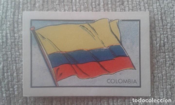 Coleccionismo cromos antiguos: CROMO PEQUEŃO MUNDICROM. NUMERO 105. COLOMBIA. BANDERA. EDICIONES PUBLITECNIA.