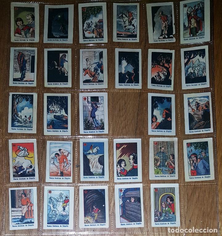 Coleccionismo cromos antiguos: LOTE 28 CROMOS NUEVAS AVENTURAS DE CHIQUILIN. AZAFRANES CHIQUILIN NOVELDA