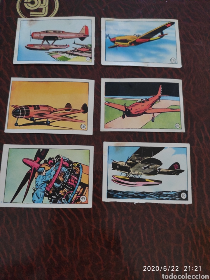 Coleccionismo cromos antiguos: 6 cromos aviaci&oacute;n - Foto 1