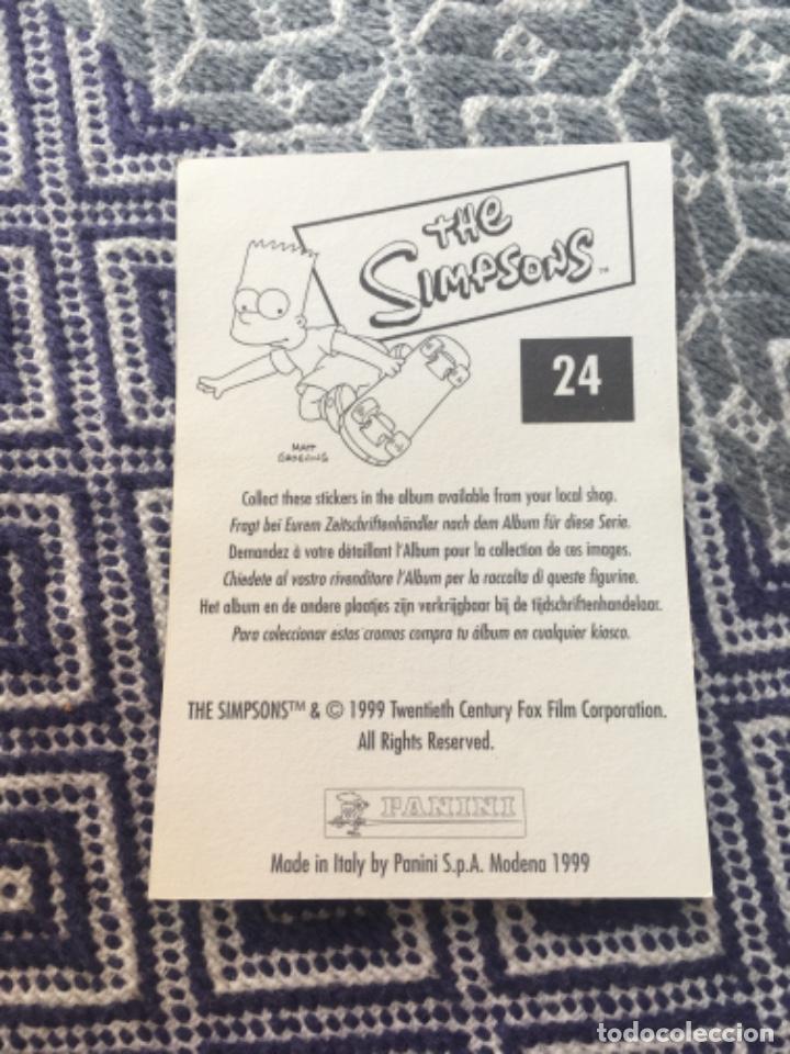 Coleccionismo cromos antiguos: CROMO PANINI LOS SIMPSONS A&Ntilde;OS 90 - Foto 2