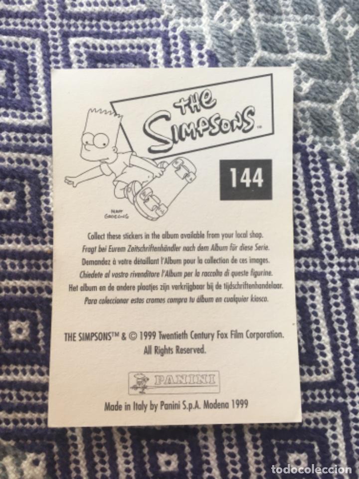 Coleccionismo cromos antiguos: CROMO PANINI LOS SIMPSONS A&Ntilde;OS 90 - Foto 2