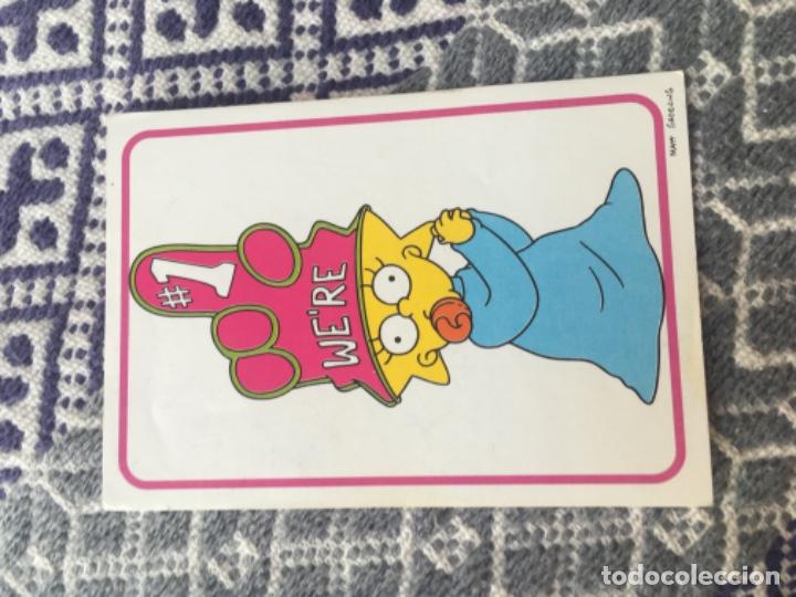 Coleccionismo cromos antiguos: CROMO PANINI LOS SIMPSONS A&Ntilde;OS 90 - Foto 1