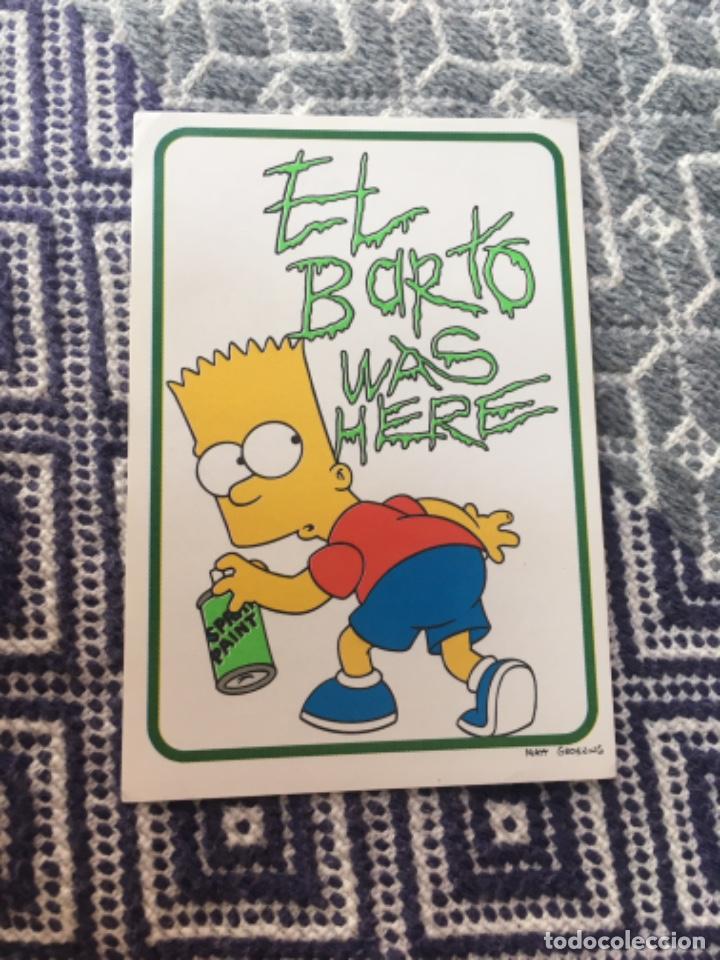 Coleccionismo cromos antiguos: CROMO PANINI LOS SIMPSONS A&Ntilde;OS 90 - Foto 1