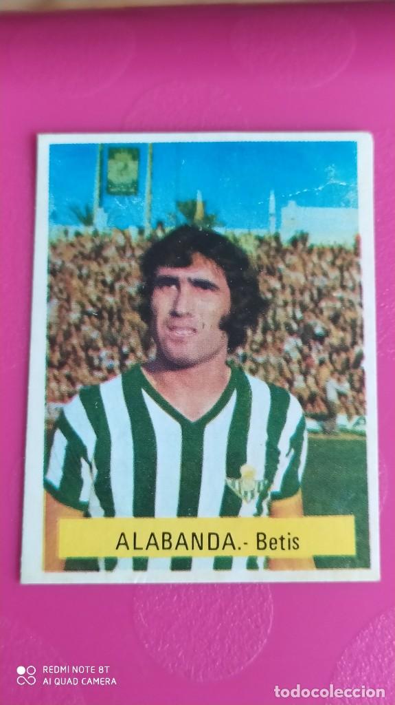 Coleccionismo Cromos antiguos: ALABANDA BETIS RECUPERADO 75 76 1975 1976 ED. FINI