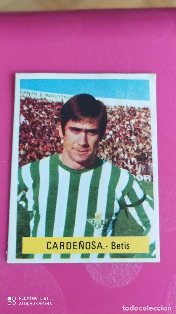Coleccionismo Cromos antiguos: CARDE&Ntilde;OSA BETIS RECUPERADO 75 76 1975 1976 ED. FINI