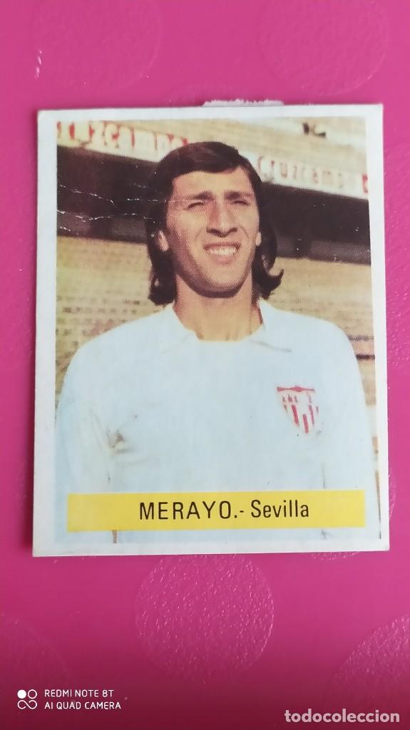 Coleccionismo cromos antiguos: MERAYO SEVILLA RECUPERADO 75 76 1975 1976 ED. FINI