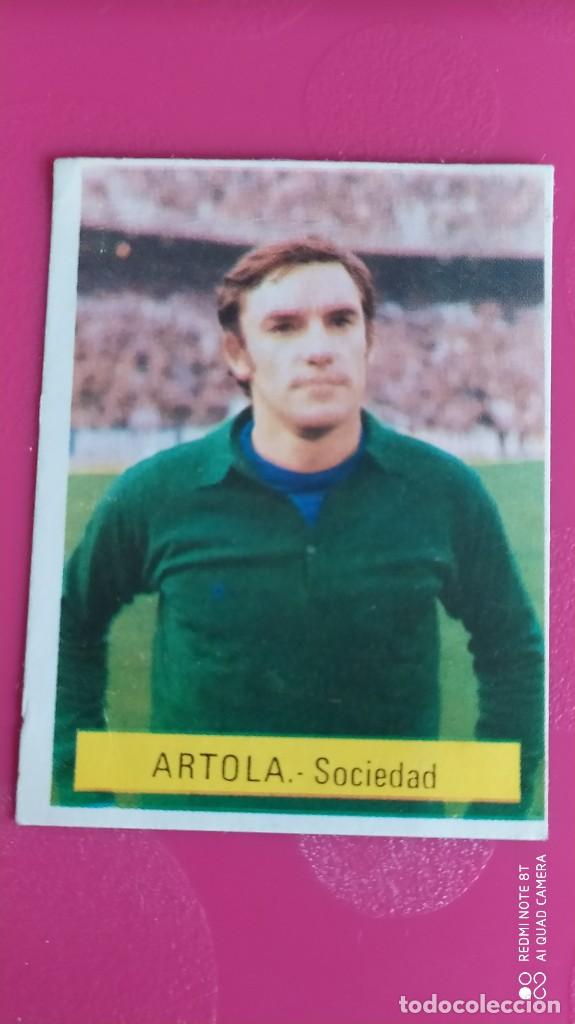 Coleccionismo cromos antiguos: ARTOLA REAL SOCIEDAD RECUPERADO 75 76 1975 1976 ED. FINI