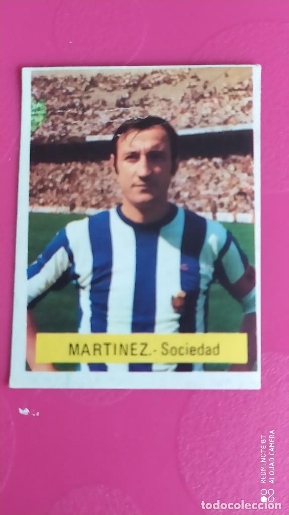 Coleccionismo cromos antiguos: MARTINEZ REAL SOCIEDAD RECUPERADO 75 76 1975 1976 ED. FINI