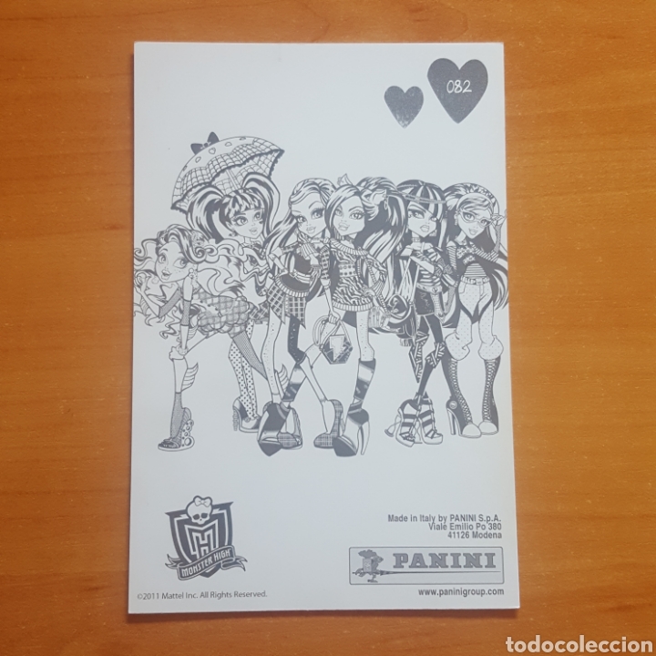 Coleccionismo cromos antiguos: CROMO / POSTAL - N&deg; 082 - MONSTER HIGH - A&Ntilde;O 2011 - PANINI - Foto 2