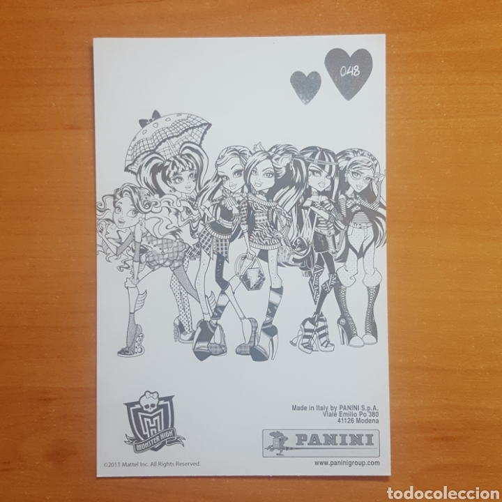 Coleccionismo cromos antiguos: CROMO / POSTAL - N&deg; 048 - MONSTER HIGH - A&Ntilde;O 2011 - PANINI - Foto 2