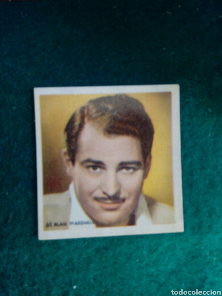 Coleccionismo cromos antiguos: Cromo tema cine del actor ALAN MARSHALL - Foto 1