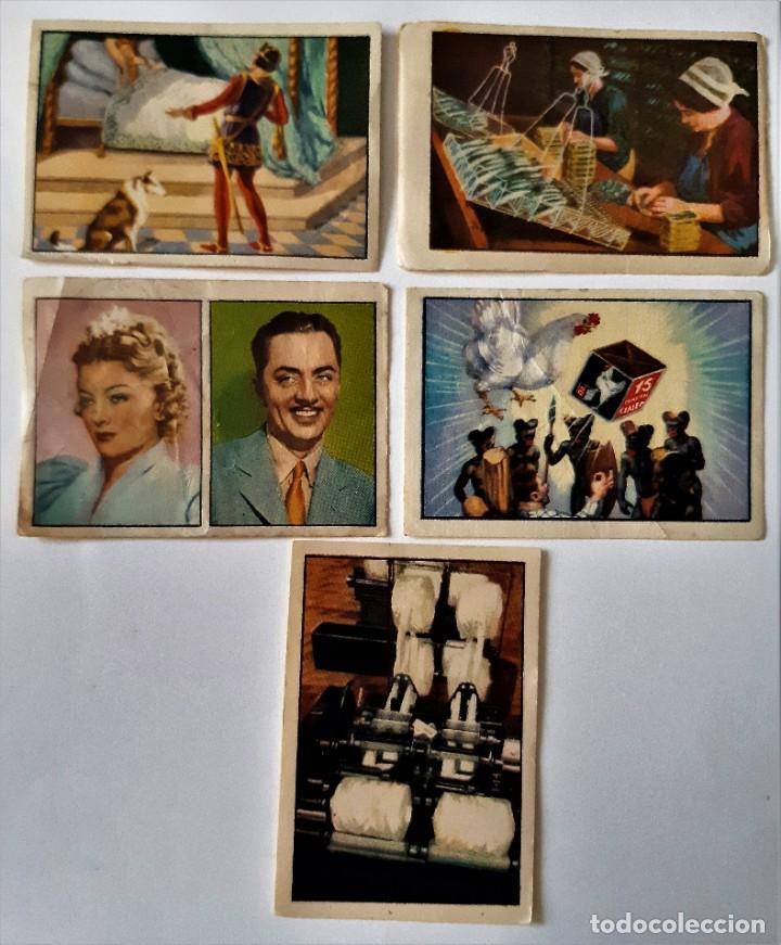 Coleccionismo cromos antiguos: 5 CROMOS DISTINTOS GALLINA BLANCA 1945 - 1ER. ALBUM - SERIES 3&ordf; 4&ordf; y 5&ordf; 12&ordf; 17&ordf; Y 20&ordf; - SURTIDOS