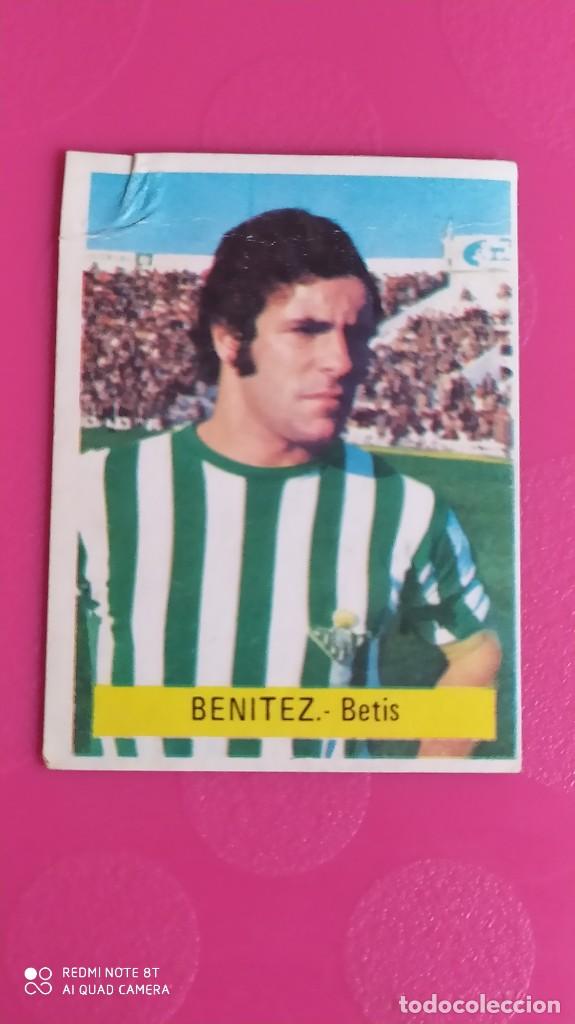 Coleccionismo cromos antiguos: BENITEZ BETIS RECUPERADO 75 76 1975 1976 ED. FINI