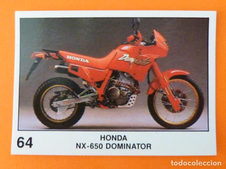 Coleccionismo Cromos antiguos: CROMO DE MOTOS HONDA SIN PEGAR N&ordm; 64 A&Ntilde;O 1990 DEL &Aacute;LBUM SOLO MOTO DE PANINI