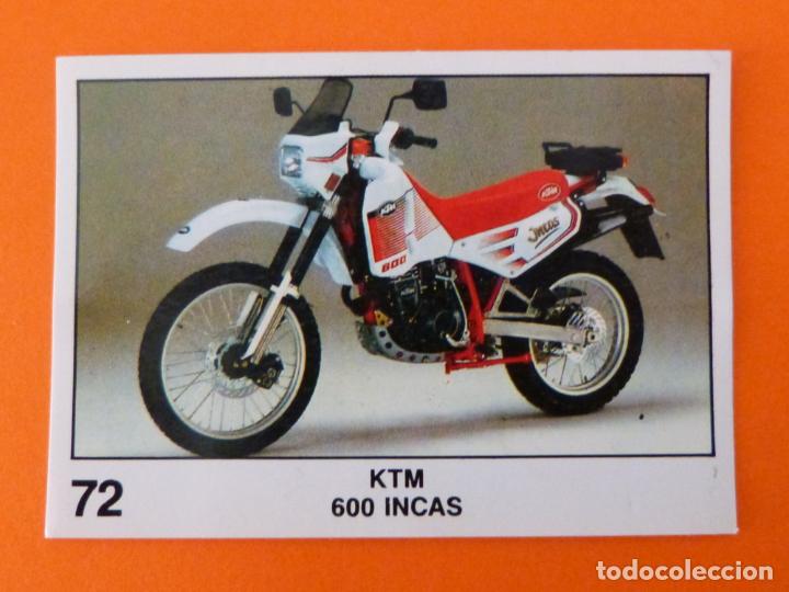 Coleccionismo Cromos antiguos: CROMO DE MOTOS KTM SIN PEGAR N&ordm; 72 A&Ntilde;O 1990 DEL &Aacute;LBUM SOLO MOTO DE PANINI