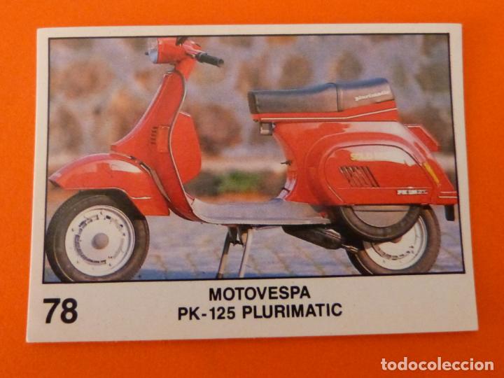 Coleccionismo Cromos antiguos: CROMO DE MOTOS MOTOVESPA SIN PEGAR N&ordm; 78 A&Ntilde;O 1990 DEL &Aacute;LBUM SOLO MOTO DE PANINI