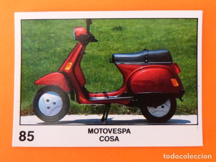 Coleccionismo Cromos antiguos: CROMO DE MOTOS MOTOVESPA SIN PEGAR N&ordm; 85 A&Ntilde;O 1990 DEL &Aacute;LBUM SOLO MOTO DE PANINI