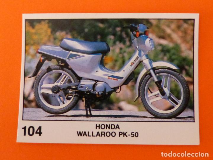 Coleccionismo Cromos antiguos: CROMO DE MOTOS HONDA SIN PEGAR N&ordm; 104 A&Ntilde;O 1990 DEL &Aacute;LBUM SOLO MOTO DE PANINI