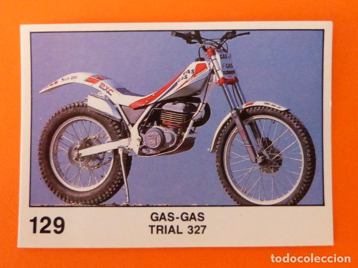 Coleccionismo Cromos antiguos: CROMO DE MOTOS GAS GAS SIN PEGAR N&ordm; 129 A&Ntilde;O 1990 DEL &Aacute;LBUM SOLO MOTO DE PANINI