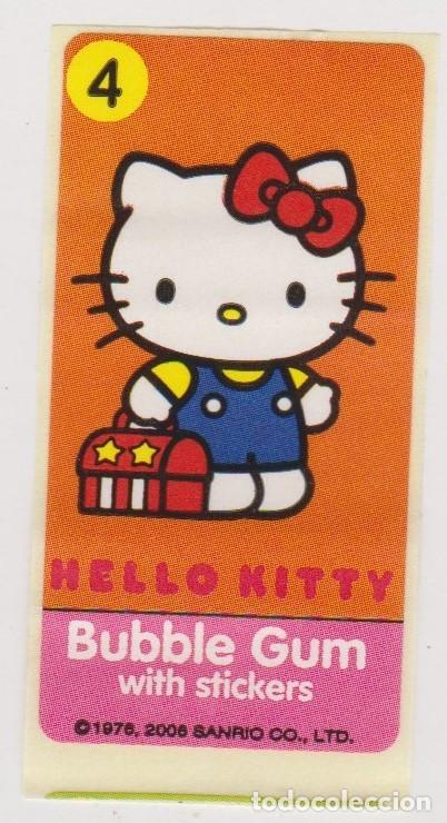 Coleccionismo cromos antiguos: chicle -- BUBBLE GUM -- HELLO KITTY -- N&ordm; 4 -- a&ntilde;o 2006 - Foto 1