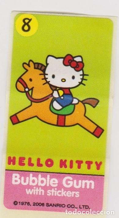 Coleccionismo cromos antiguos: chicle -- BUBBLE GUM -- HELLO KITTY -- N&ordm; 8 -- a&ntilde;o 2006 - Foto 1