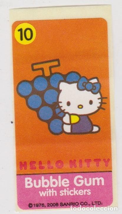 Coleccionismo cromos antiguos: chicle -- BUBBLE GUM -- HELLO KITTY -- N&ordm; 10 -- a&ntilde;o 2006 - Foto 1