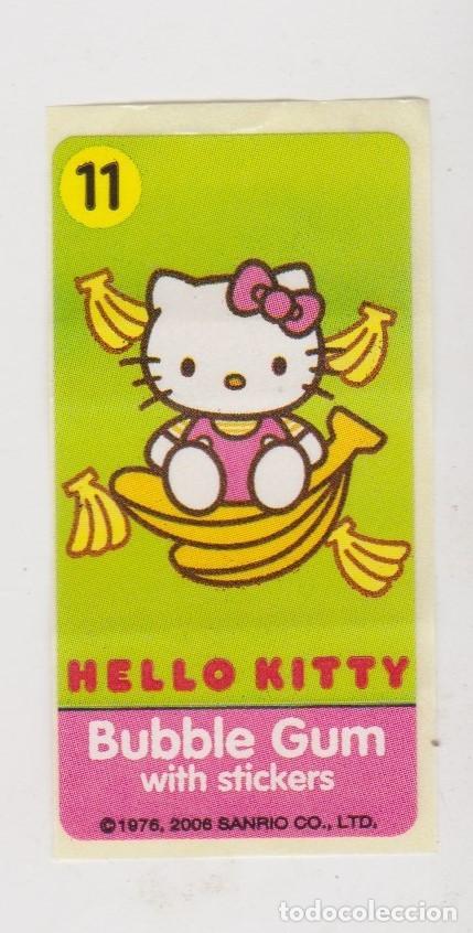 Coleccionismo cromos antiguos: chicle -- BUBBLE GUM -- HELLO KITTY -- N&ordm; 11 -- a&ntilde;o 2006 - Foto 1
