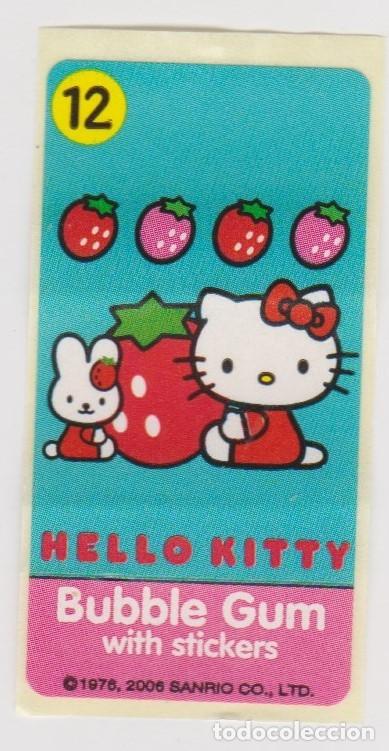 Coleccionismo cromos antiguos: chicle -- BUBBLE GUM -- HELLO KITTY -- N&ordm; 12 -- a&ntilde;o 2006 - Foto 1