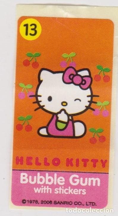 Coleccionismo cromos antiguos: chicle -- BUBBLE GUM -- HELLO KITTY -- N&ordm; 13 -- a&ntilde;o 2006 - Foto 1