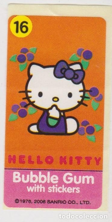 Coleccionismo cromos antiguos: chicle -- BUBBLE GUM -- HELLO KITTY -- N&ordm; 16 -- a&ntilde;o 2006 - Foto 1
