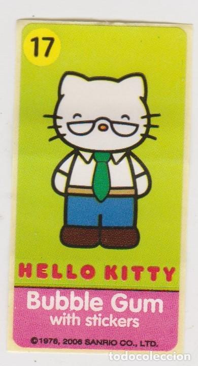 Coleccionismo cromos antiguos: chicle -- BUBBLE GUM -- HELLO KITTY -- N&ordm; 17 -- A&Ntilde;O 2006 - Foto 1