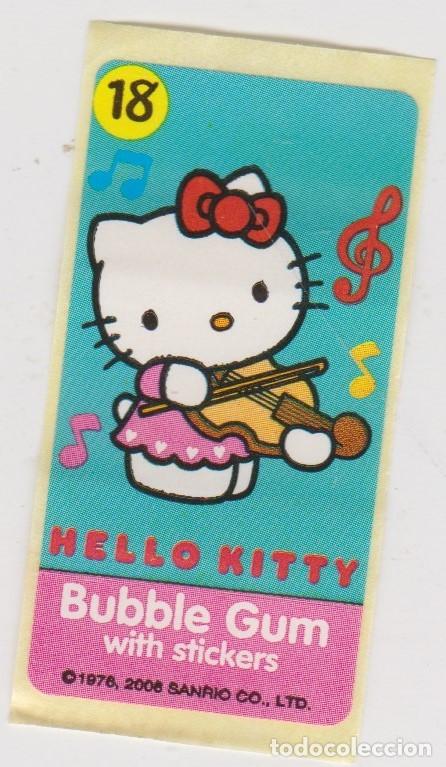 Coleccionismo cromos antiguos: chicle -- BUBBLE GUM -- HELLO KITTY -- N&ordm; 18 -- a&ntilde;o 2006 - Foto 1