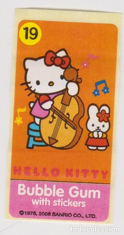 Coleccionismo cromos antiguos: chicle -- BUBBLE GUM -- HELLO KITTY -- N&ordm; 19 -- a&ntilde;o 2006 - Foto 1