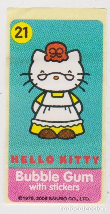 Coleccionismo cromos antiguos: chicle -- BUBBLE GUM -- HELLO KITTY -- N&ordm; 21 -- a&ntilde;o 2006 - Foto 1