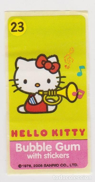 Coleccionismo cromos antiguos: chicle -- BUBBLE GUM -- HELLO KITTY -- N&ordm; 23 -- a&ntilde;o 2006 - Foto 1