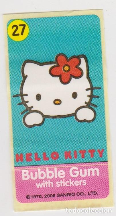 Coleccionismo cromos antiguos: chicle -- BUBBLE GUM -- HELLO KITTY -- N&ordm; 27 -- a&ntilde;o 2006 - Foto 1