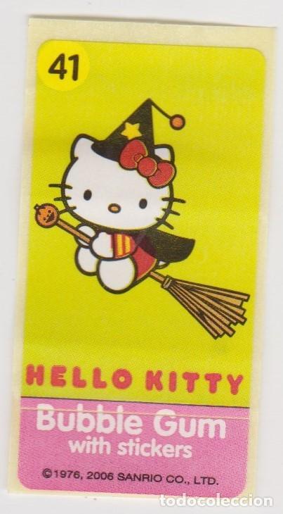 Coleccionismo cromos antiguos: chicle -- BUBBLE GUM -- HELLO KITTY -- N&ordm; 41 -- a&ntilde;o 2006 - Foto 1